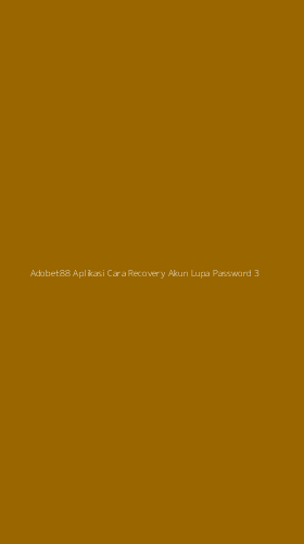 Tampilan Antarmuka Aplikasi Adobet88 Aplikasi Cara Recovery Akun Lupa Password - 3