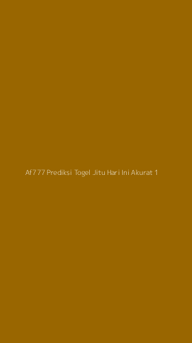 Tampilan Antarmuka Aplikasi Af777 Prediksi Togel Jitu Hari Ini Akurat - 1