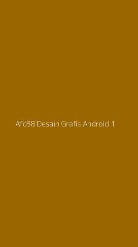 Tampilan Antarmuka Aplikasi Afc88 Desain Grafis Android - 1