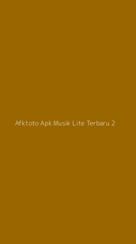 Tampilan Antarmuka Aplikasi Afktoto Apk Musik Lite Terbaru - 2