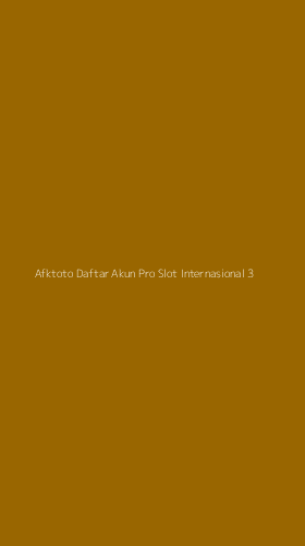 Tampilan Antarmuka Aplikasi Afktoto Daftar Akun Pro Slot Internasional - 3