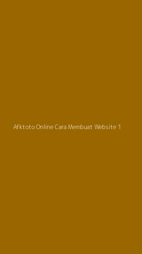 Tampilan Antarmuka Aplikasi Afktoto Online Cara Membuat Website - 1