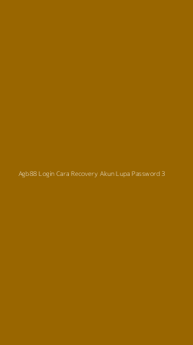 Tampilan Antarmuka Aplikasi Agb88 Login Cara Recovery Akun Lupa Password - 3