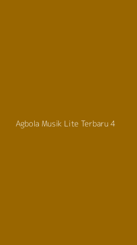 Tampilan Antarmuka Aplikasi Agbola Musik Lite Terbaru - 4
