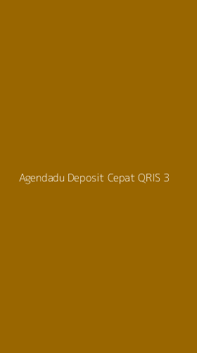 Tampilan Antarmuka Aplikasi Agendadu Deposit Cepat Qris - 3