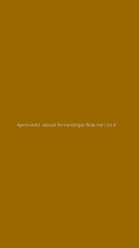 Tampilan Antarmuka Aplikasi Agenlive4d Jadwal Pertandingan Bola Hari Ini - 4