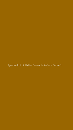 Tampilan Antarmuka Aplikasi Agenlive4d Link Daftar Semua Jenis Game Online - 1