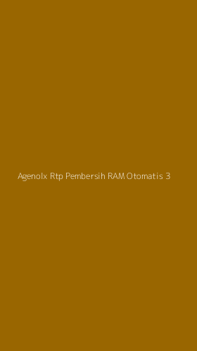 Tampilan Antarmuka Aplikasi Agenolx Rtp Pembersih Ram Otomatis - 3