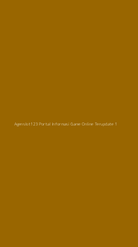 Tampilan Antarmuka Aplikasi Agenslot123 Portal Informasi Game Online Terupdate - 1