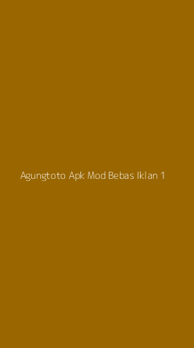 Tampilan Antarmuka Aplikasi Agungtoto Apk Mod Bebas Iklan - 1