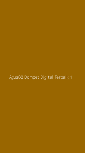 Tampilan Antarmuka Aplikasi Agus88 Dompet Digital Terbaik - 1