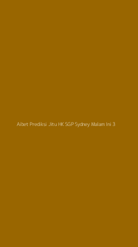 Tampilan Antarmuka Aplikasi Aibet Prediksi Jitu Hk Sgp Sydney Malam Ini - 3