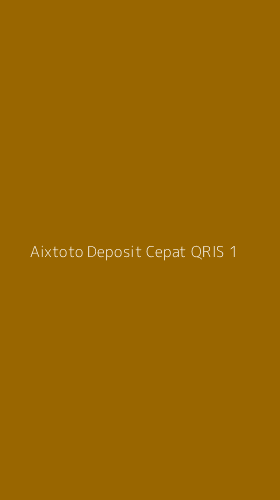 Tampilan Antarmuka Aplikasi Aixtoto Deposit Cepat Qris - 1