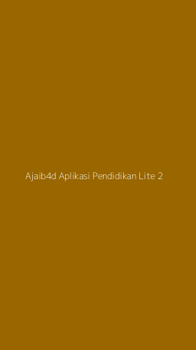 Tampilan Antarmuka Aplikasi Ajaib4d Aplikasi Pendidikan Lite - 2