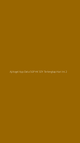 Tampilan Antarmuka Aplikasi Ajitogel App Data Sgp Hk Sdy Terlengkap Hari Ini - 2