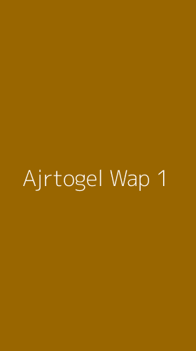 Tampilan Antarmuka Aplikasi Ajrtogel Wap - 1