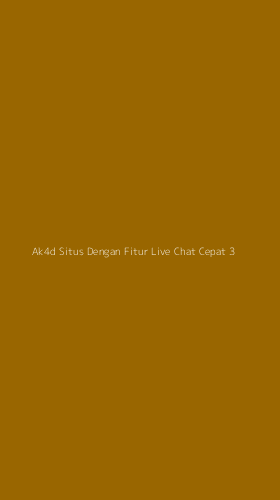 Tampilan Antarmuka Aplikasi Ak4d Situs Dengan Fitur Live Chat Cepat - 3