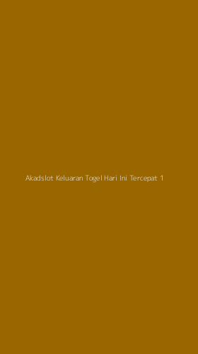Tampilan Antarmuka Aplikasi Akadslot Keluaran Togel Hari Ini Tercepat - 1