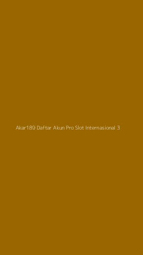 Tampilan Antarmuka Aplikasi Akar189 Daftar Akun Pro Slot Internasional - 3