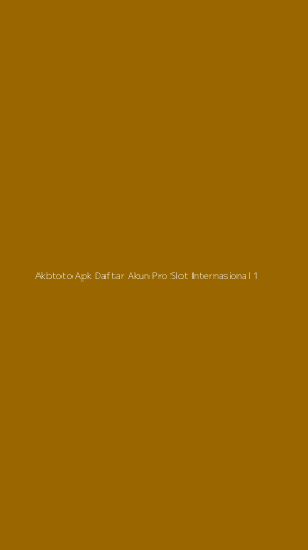 Tampilan Antarmuka Aplikasi Akbtoto Apk Daftar Akun Pro Slot Internasional - 1