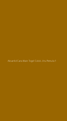 Tampilan Antarmuka Aplikasi Aksar4d Cara Main Togel Colok Jitu Pemula - 1
