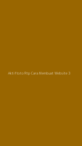 Tampilan Antarmuka Aplikasi Aktiftoto Rtp Cara Membuat Website - 3