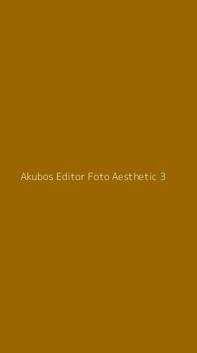 Tampilan Antarmuka Aplikasi Akubos Editor Foto Aesthetic - 3