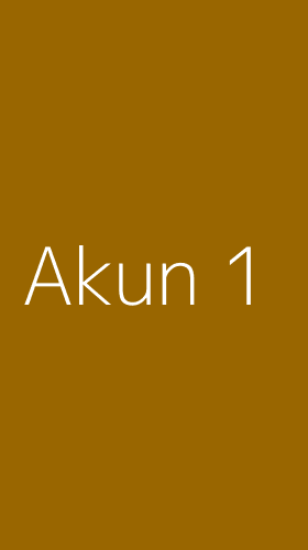 Tampilan Antarmuka Aplikasi Akun - 1