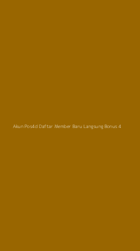 Tampilan Antarmuka Aplikasi Akun Pos4d Daftar Member Baru Langsung Bonus - 4