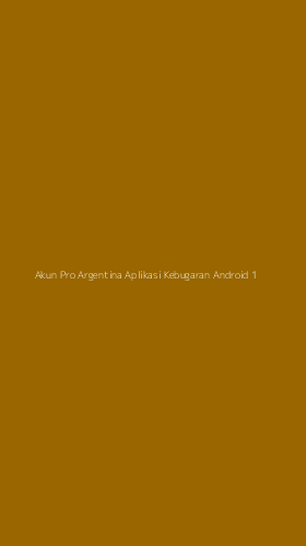 Tampilan Antarmuka Aplikasi Akun Pro Argentina Aplikasi Kebugaran Android - 1