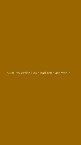 Tampilan Antarmuka Aplikasi Akun Pro Medan Download Template Web - 3