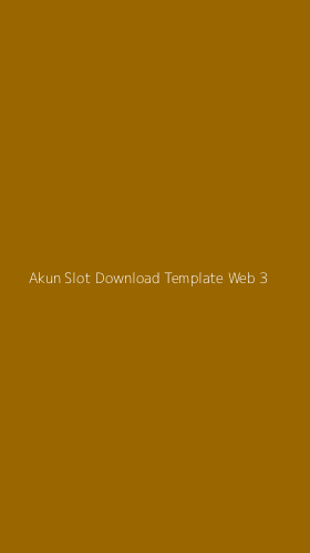 Tampilan Antarmuka Aplikasi Akun Slot Download Template Web - 3