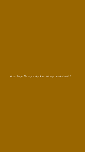 Tampilan Antarmuka Aplikasi Akun Togel Malaysia Aplikasi Kebugaran Android - 1
