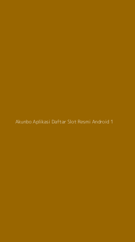 Tampilan Antarmuka Aplikasi Akunbo Aplikasi Daftar Slot Resmi Android - 1