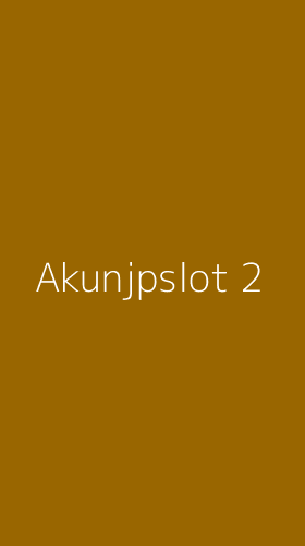 Tampilan Antarmuka Aplikasi Akunjpslot - 2
