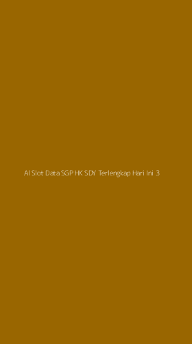 Tampilan Antarmuka Aplikasi Al Slot Data Sgp Hk Sdy Terlengkap Hari Ini - 3