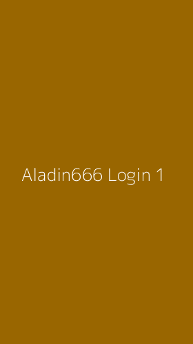 Tampilan Antarmuka Aplikasi Aladin666 Login - 1