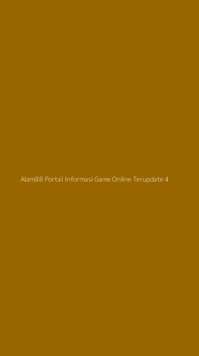 Tampilan Antarmuka Aplikasi Alam88 Portal Informasi Game Online Terupdate - 4
