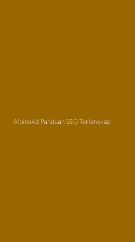 Tampilan Antarmuka Aplikasi Albino4d Panduan Seo Terlengkap - 1