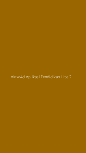 Tampilan Antarmuka Aplikasi Alexa4d Aplikasi Pendidikan Lite - 2