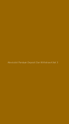 Tampilan Antarmuka Aplikasi Alexisslot Panduan Deposit Dan Withdraw Kilat - 3
