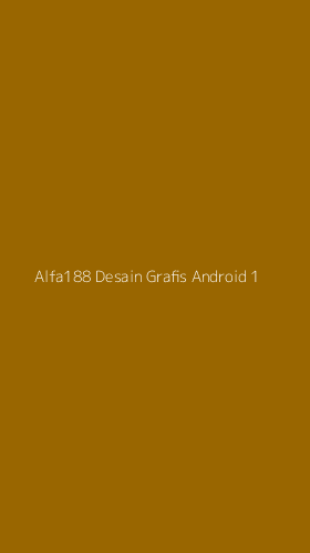 Tampilan Antarmuka Aplikasi Alfa188 Desain Grafis Android - 1