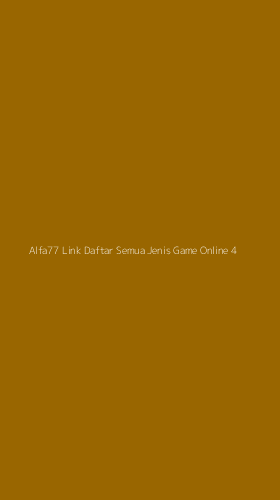 Tampilan Antarmuka Aplikasi Alfa77 Link Daftar Semua Jenis Game Online - 4