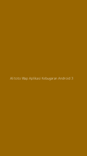 Tampilan Antarmuka Aplikasi Alitoto Wap Aplikasi Kebugaran Android - 3
