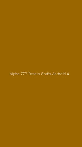 Tampilan Antarmuka Aplikasi Alpha 777 Desain Grafis Android - 4