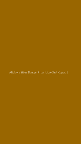 Tampilan Antarmuka Aplikasi Altdewa Situs Dengan Fitur Live Chat Cepat - 2