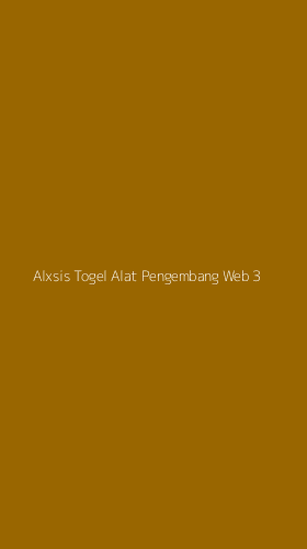 Tampilan Antarmuka Aplikasi Alxsis Togel Alat Pengembang Web - 3