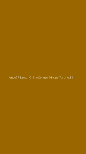 Tampilan Antarmuka Aplikasi Aman77 Bandar Online Dengan Winrate Tertinggi - 4