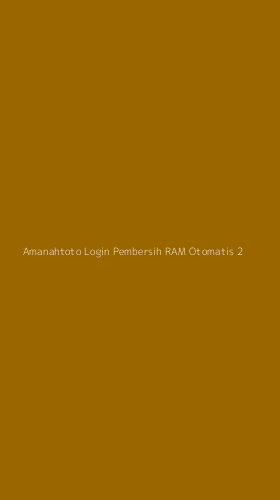 Tampilan Antarmuka Aplikasi Amanahtoto Login Pembersih Ram Otomatis - 2