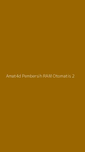 Tampilan Antarmuka Aplikasi Amat4d Pembersih Ram Otomatis - 2
